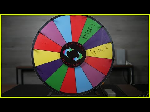 Prize wheel for giveaways and events