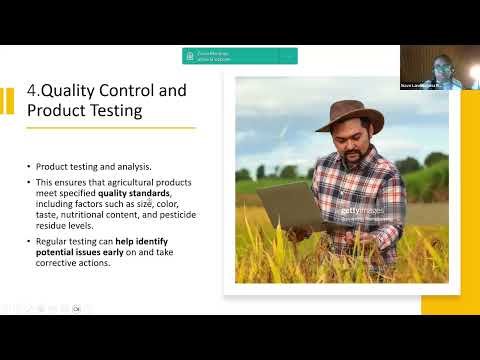 Quality management system for agriculture by Niavo Ratsimbazafy