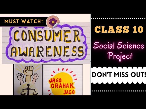 Project on CONSUMER AWARENESS | Class 10 | Social Science| Project Trends