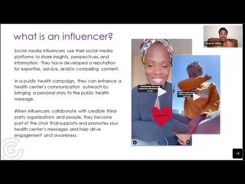 HEALTHY INFLUENCE Collaborating with social media influencers on health related campaigns