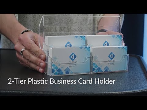 Business Card Holders: Marketing Tools for Your Trade Show Booth | Displays2go®