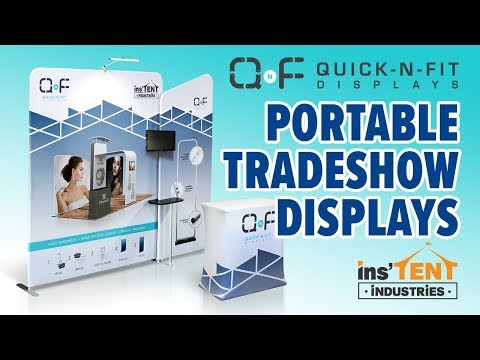 How to Setup Your Portable Trade Show Display - Quick- N-FIt