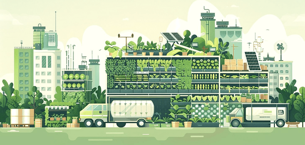 Efficient Logistics Practices in Urban Farming